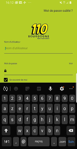 Android application 110 Bourgogne screenshort