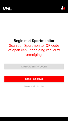 Android application VHL Scheidsrechter evaluatie screenshort