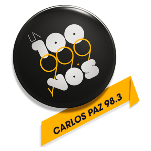 La 100 Carlos Paz FM 98.3 logo