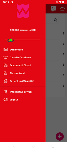 Android application WinCloud MKT screenshort