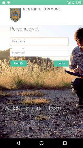 Android application nemMedarbejder Gentofte Kommun screenshort