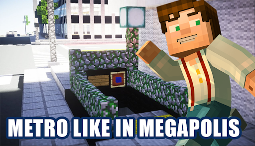 Android application Metro Mod for MCPE screenshort