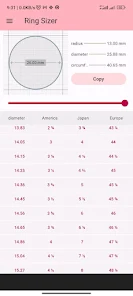 Ring calculator size best sale