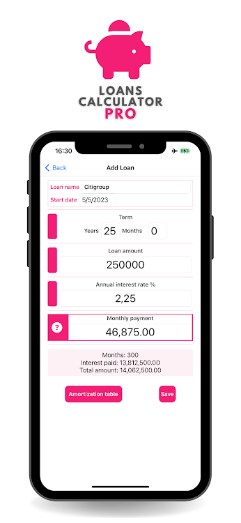 Loans Calculator Pro - 1.23 - (Android)
