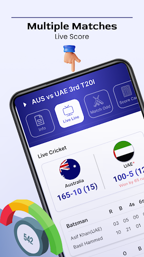 Android application Cricket Live Score - WC 2k23 screenshort