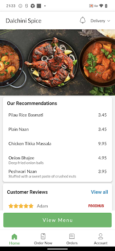 Dalchini Spice Screen 2
