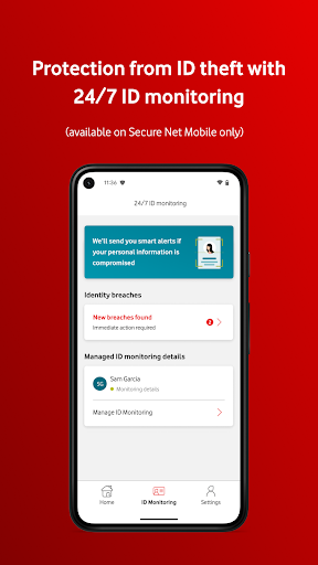 Vodafone Secure Net Screenshot