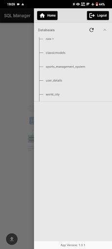 SQL DB Manager Screen 3