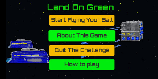 Android application Land On Green: Space Story screenshort