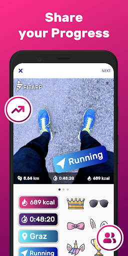 Running Walking Jogging Hiking GPS Tracker FITAPP v5.4.4 (Premium Mod) poster-5