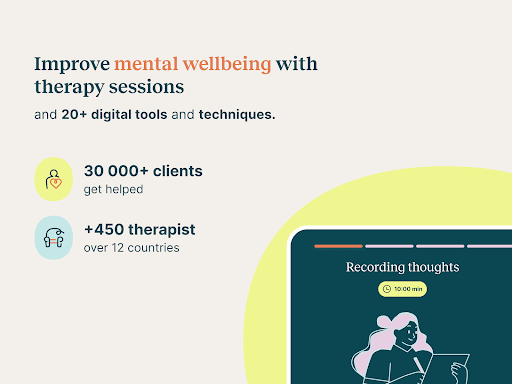 Screenshot of Hedepy - Online therapy