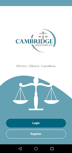Android application Cambridge Solicitors screenshort