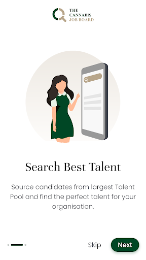 Android application TheCannabisJobBoard - Employer screenshort