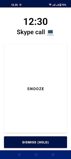 Light Up Alarm Screen 2
