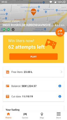 Android application INGO screenshort