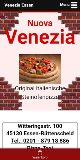 Android application Trattoria Venezia screenshort