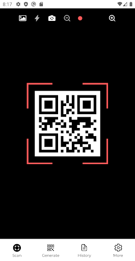 Android application QR WiFi screenshort