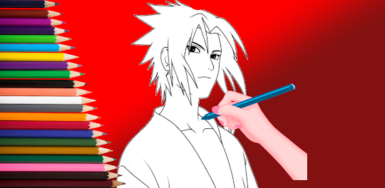 Uchiha Sasuke Coloring Book
