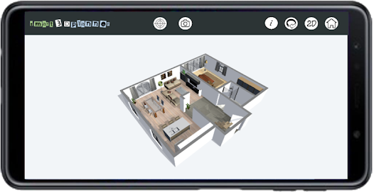 Screenshot 2 Plano de planta smart3Dplanner android