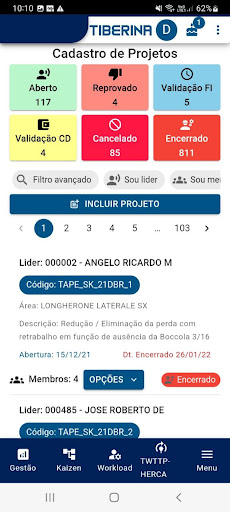 Tiberina Intranet Screen 3