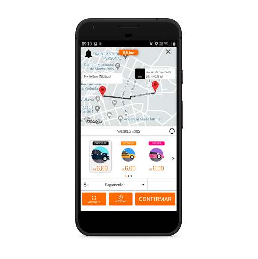 UBY - Transporte por aplicativo