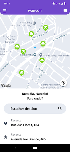 Android application Mobi cart screenshort