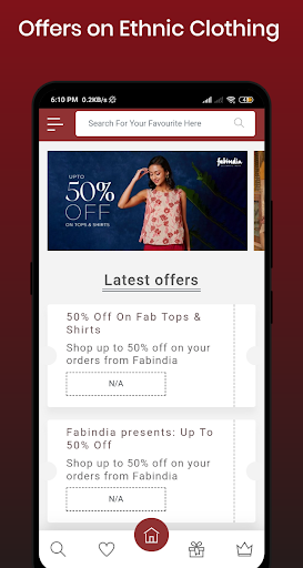 Android application Kurta Curtain Furniture Offers screenshort