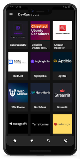 DevOps -Tools, News & Updates Screen 2