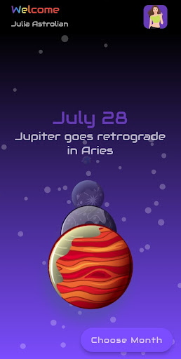 Android application Astrolian - Astrology Calendar screenshort