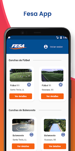 Android application Fesa-App screenshort
