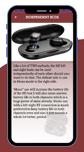 M5 TWS Earbuds Guide