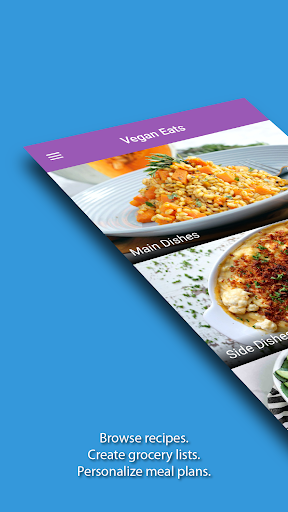 Android application Vegan Eats - Recipes, Grocery screenshort