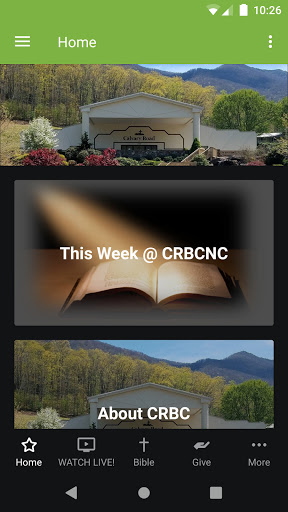 Android application CRBC North Carolina screenshort