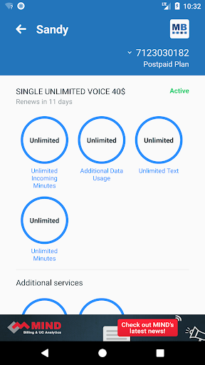 MobileSelfcare Screen 2