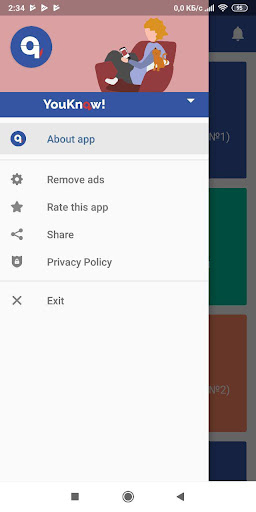 Android application YouKnow! Russian For Beginners screenshort