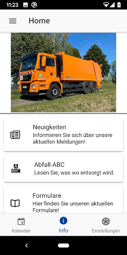 Abfall App SM-MGN Screen 2