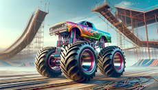 Monster Truck Stunt Game 3Dのおすすめ画像4