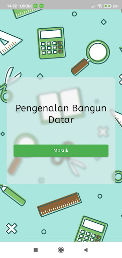 Android application Belajar Bangun Datar screenshort