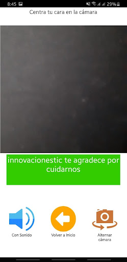 Detector de Uso de Barbijo AI Screen 2