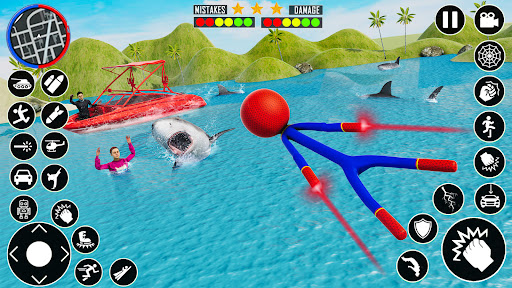 Grand Spider Stickman Rope