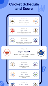 Cricket Schedule and Score