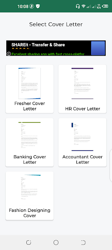 Online CV Maker Screen 3