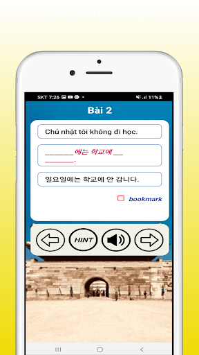 Câu cơ bản tiếng Hàn Screen 3