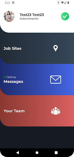 Android application WeSafe screenshort