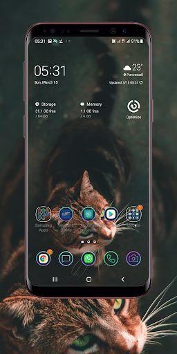 Cute Cat Wallpaper Screen 3