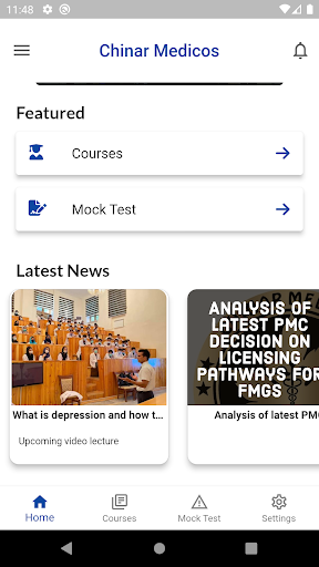 Chinar Medicos Screen 2