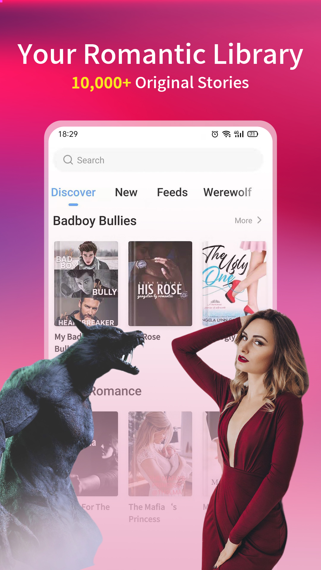 Android application iReader-Novels, Romance Story screenshort