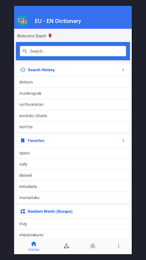 BASQUE - ENGLISH Dictionary