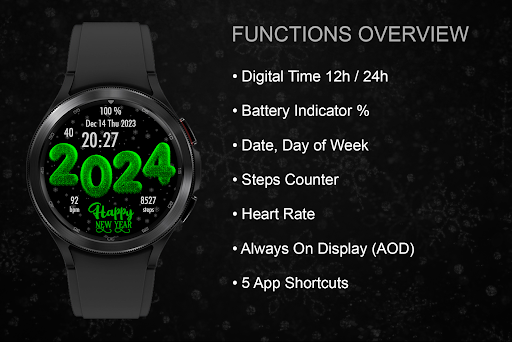 EY18 NewYear 2024 WatchFace Screenshot 3 - AppWisp.com