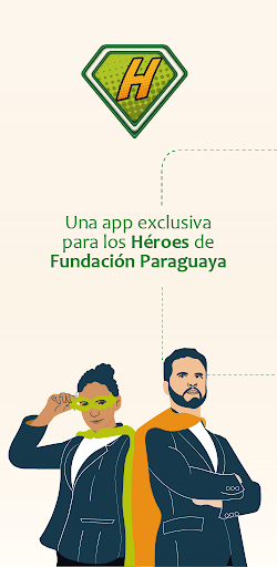 Android application Héroes Fundación Paraguaya screenshort